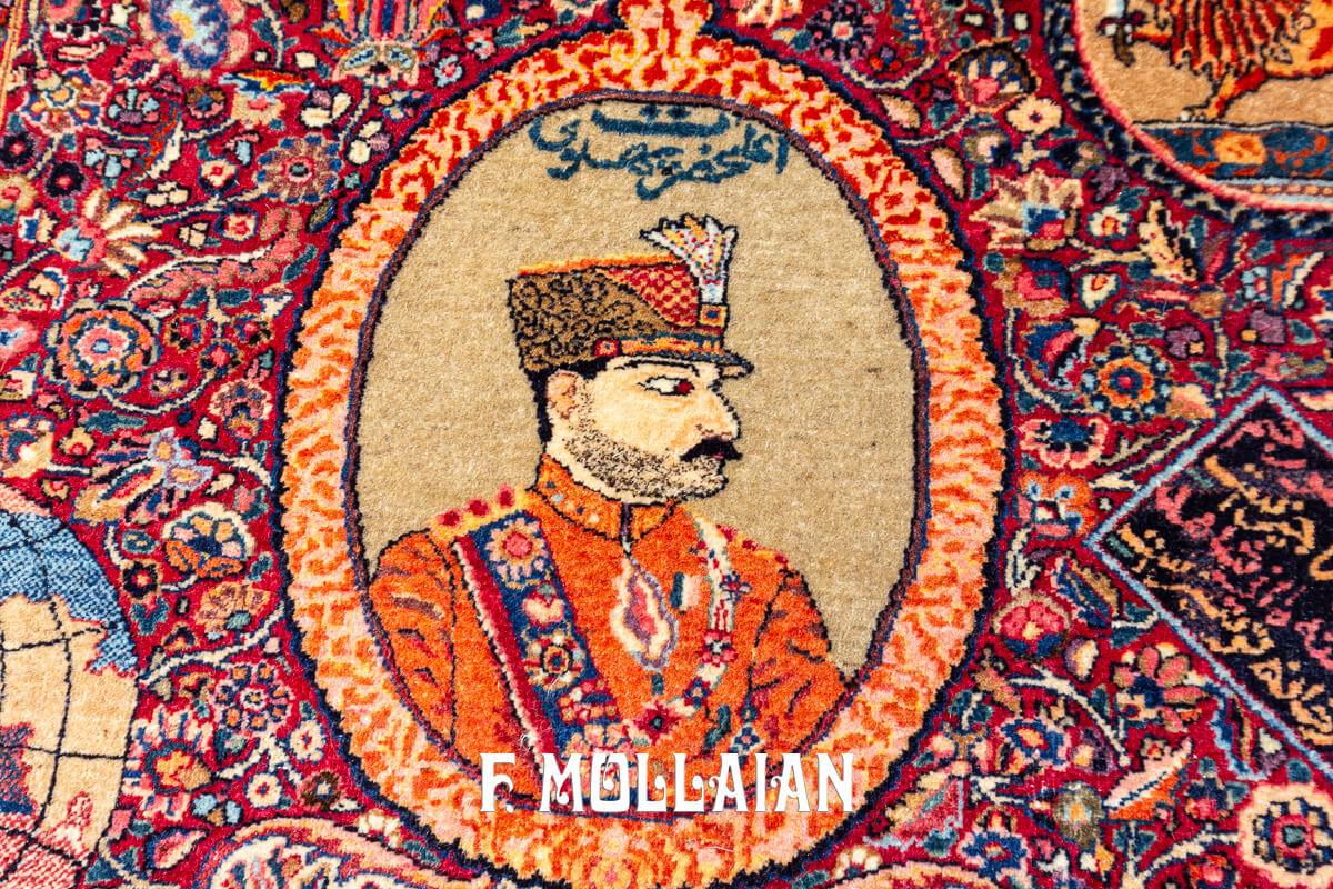 Tapis Pictorial Mashad Amoghli n°:882823